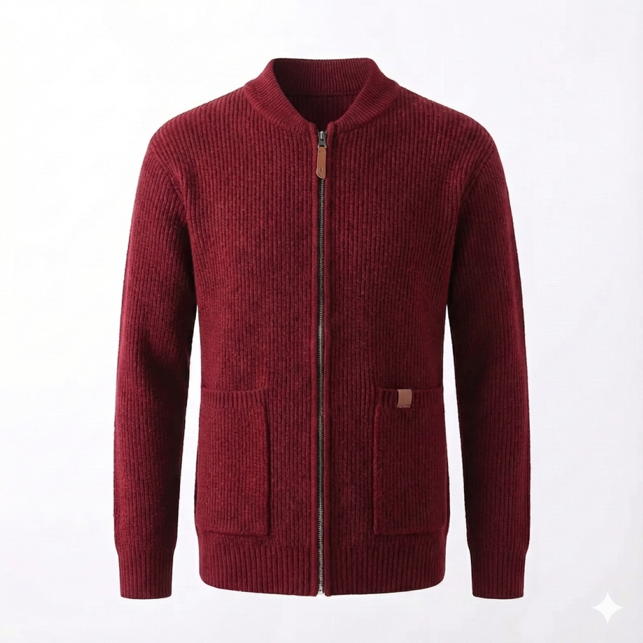 Pesaro Stand Collar Knit Jacket