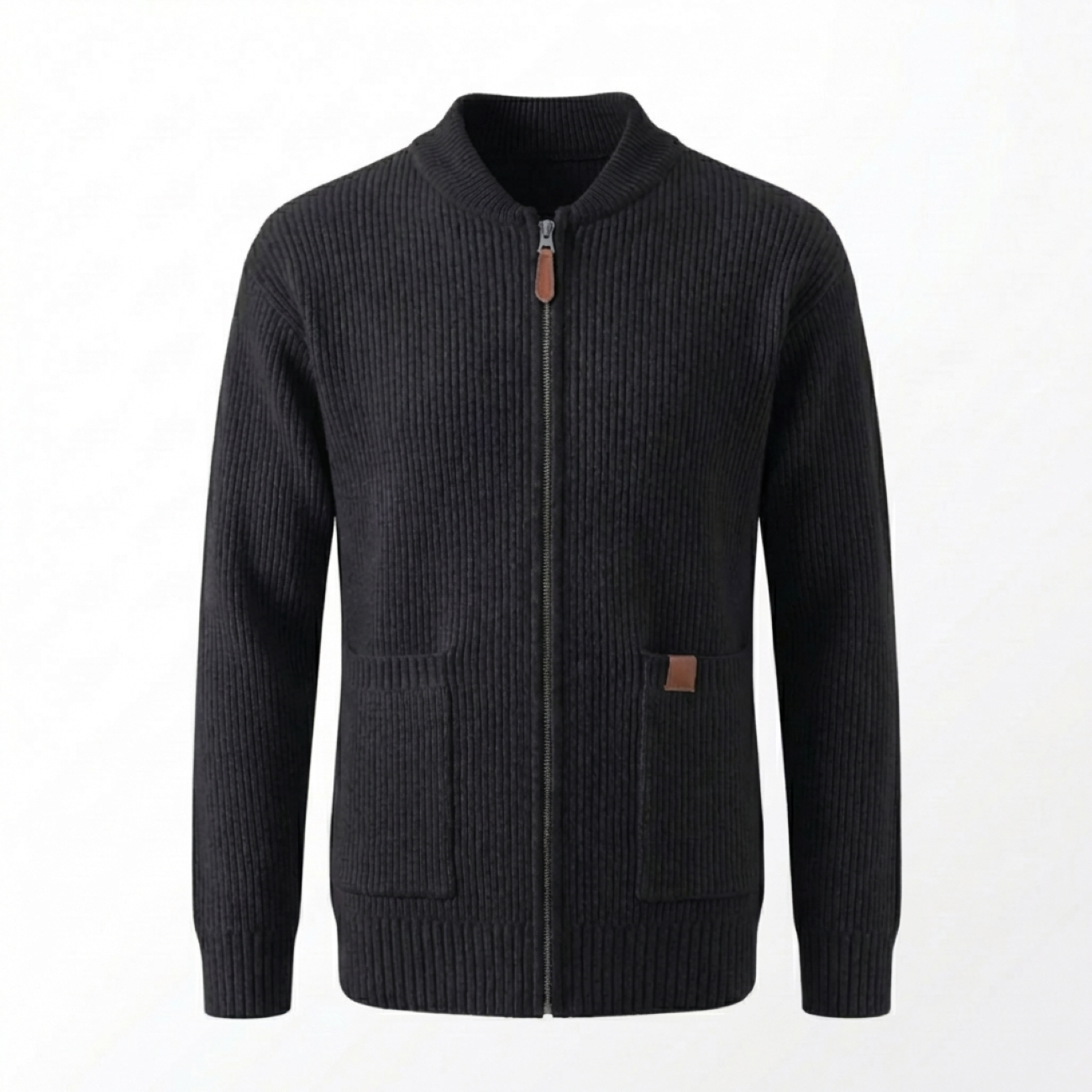 Pesaro Stand Collar Knit Jacket