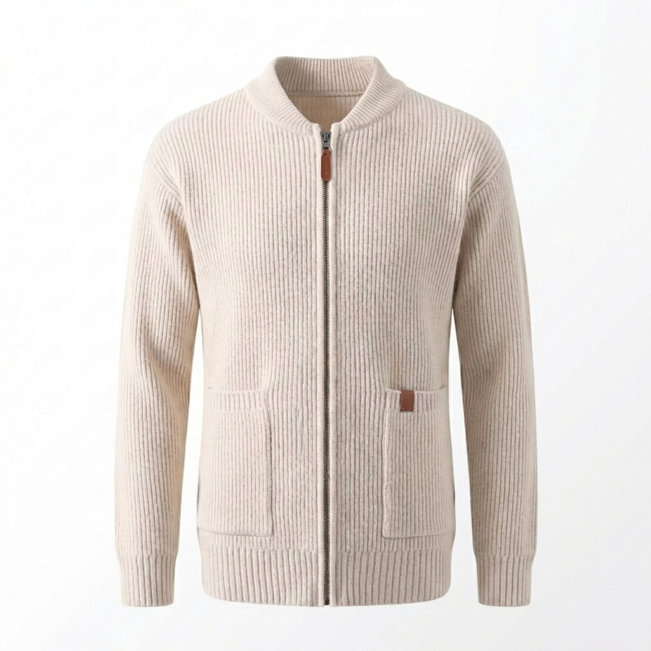 Pesaro Stand Collar Knit Jacket