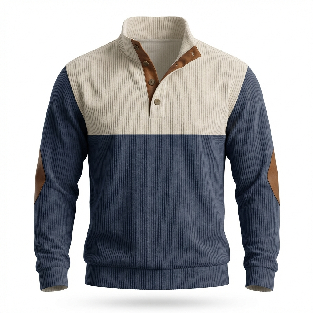 Pordenone Color Block Long Sleeve Sweatshirt