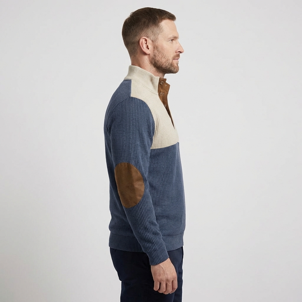 Pordenone Color Block Long Sleeve Sweatshirt