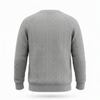 Quintaro Textured Crew Neck Sweater