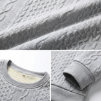 Quintaro Textured Crew Neck Sweater