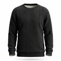 Quintaro Textured Crew Neck Sweater