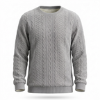 Quintaro Textured Crew Neck Sweater
