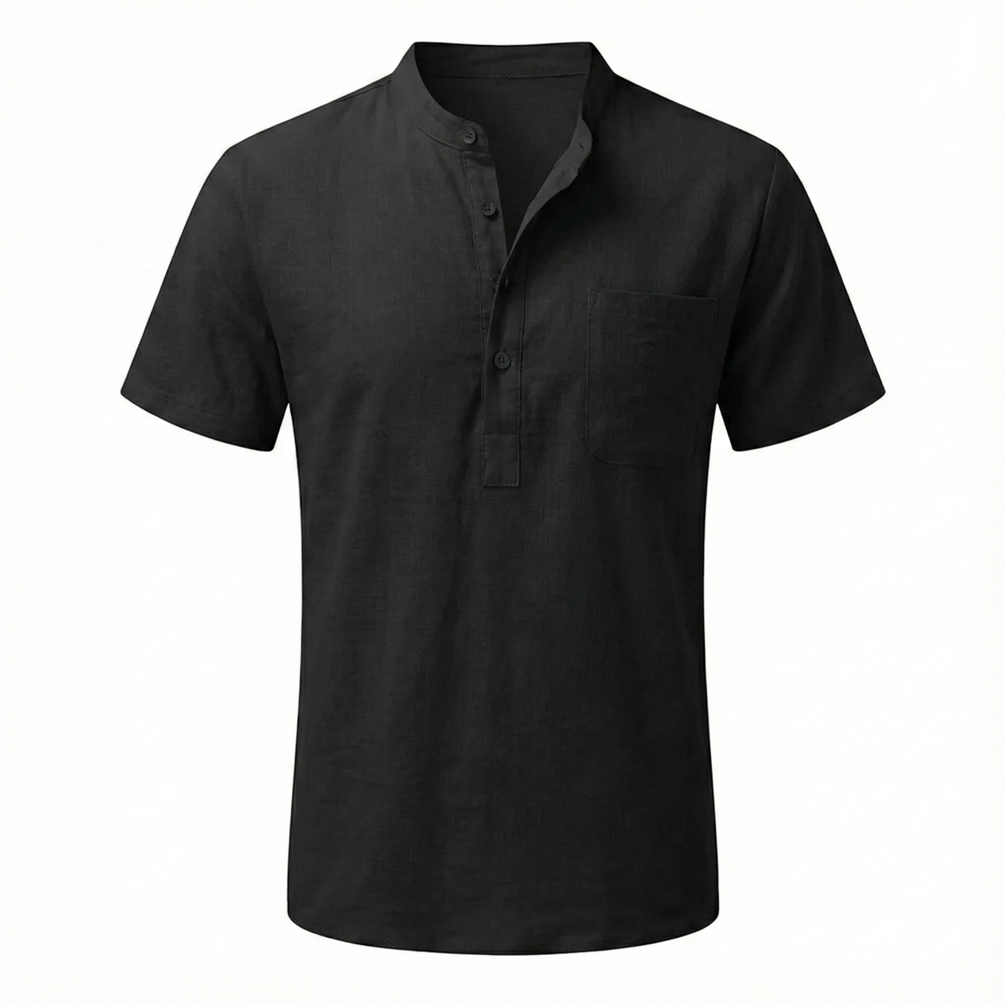 Ravello Linen Henley Shirt