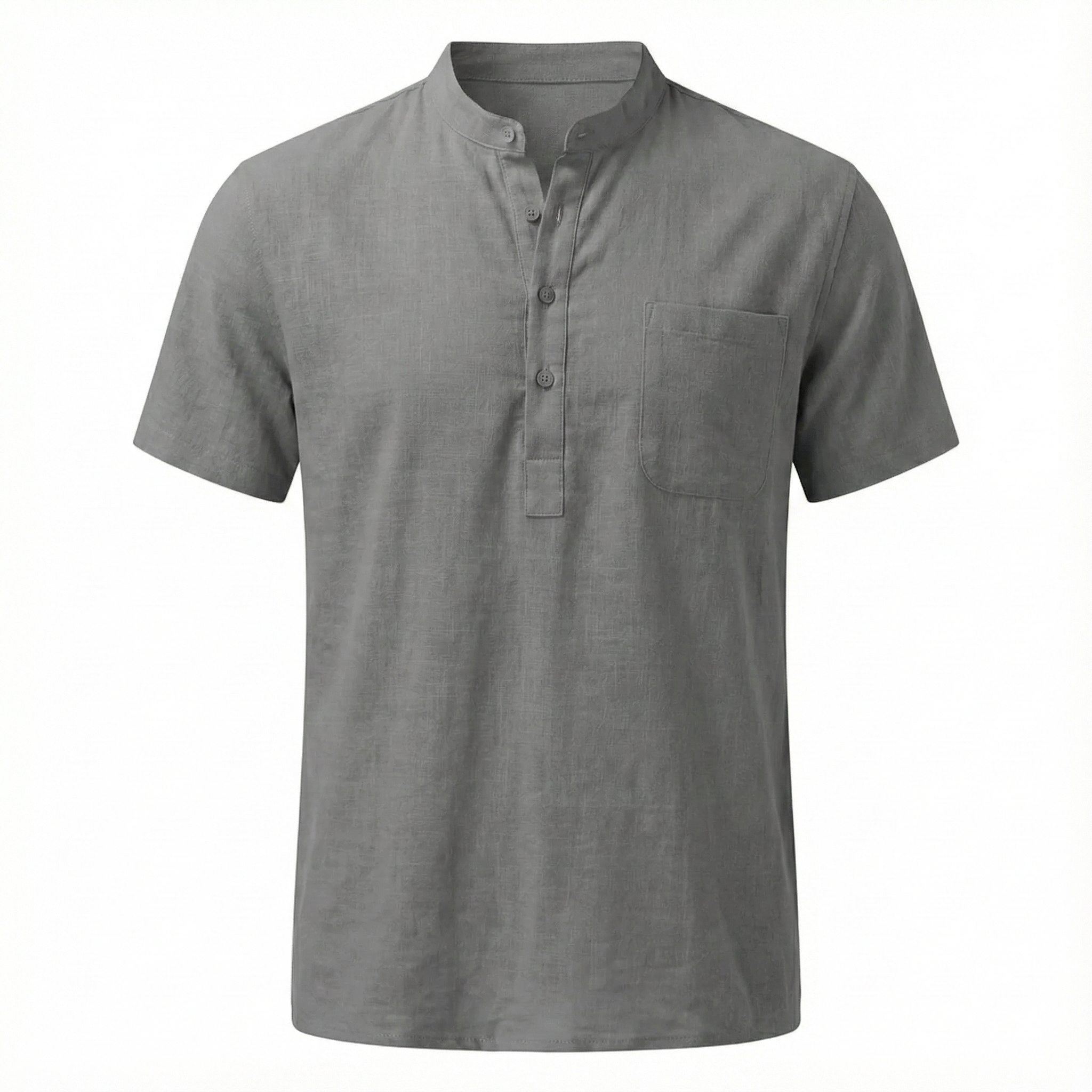 Ravello Linen Henley Shirt