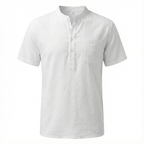 Ravello Linen Henley Shirt