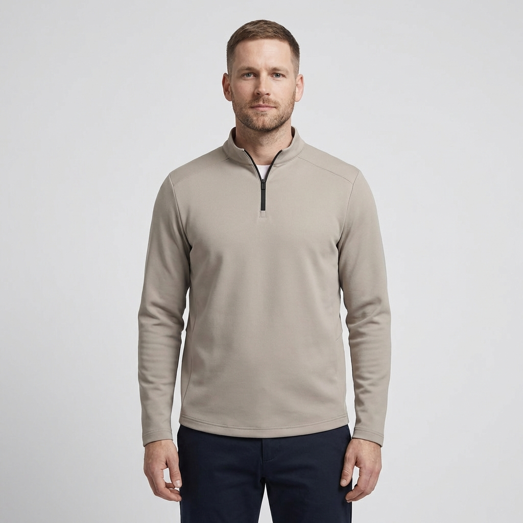 Rieti Casual Quarter-Zip Sweatshirt