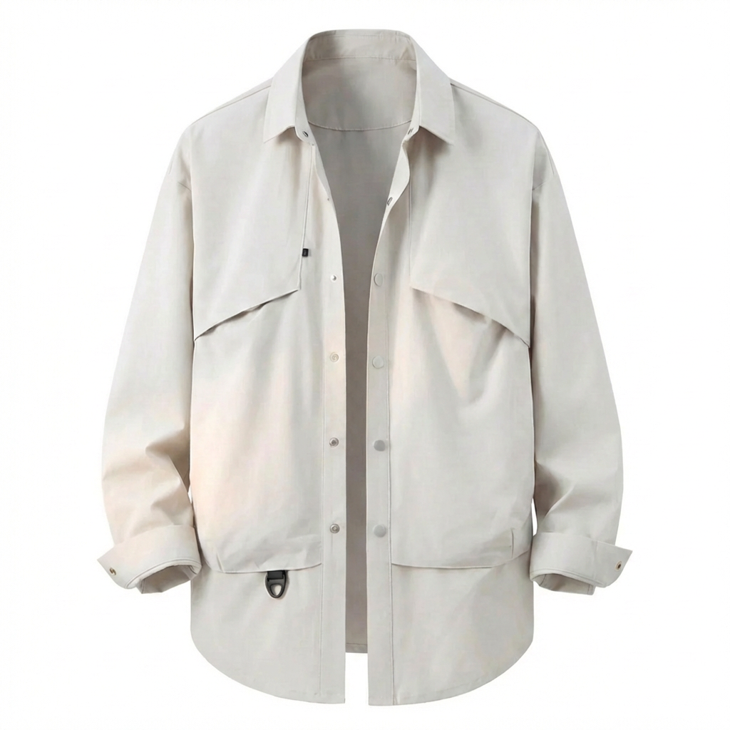Riverno Snap-Down Overshirt