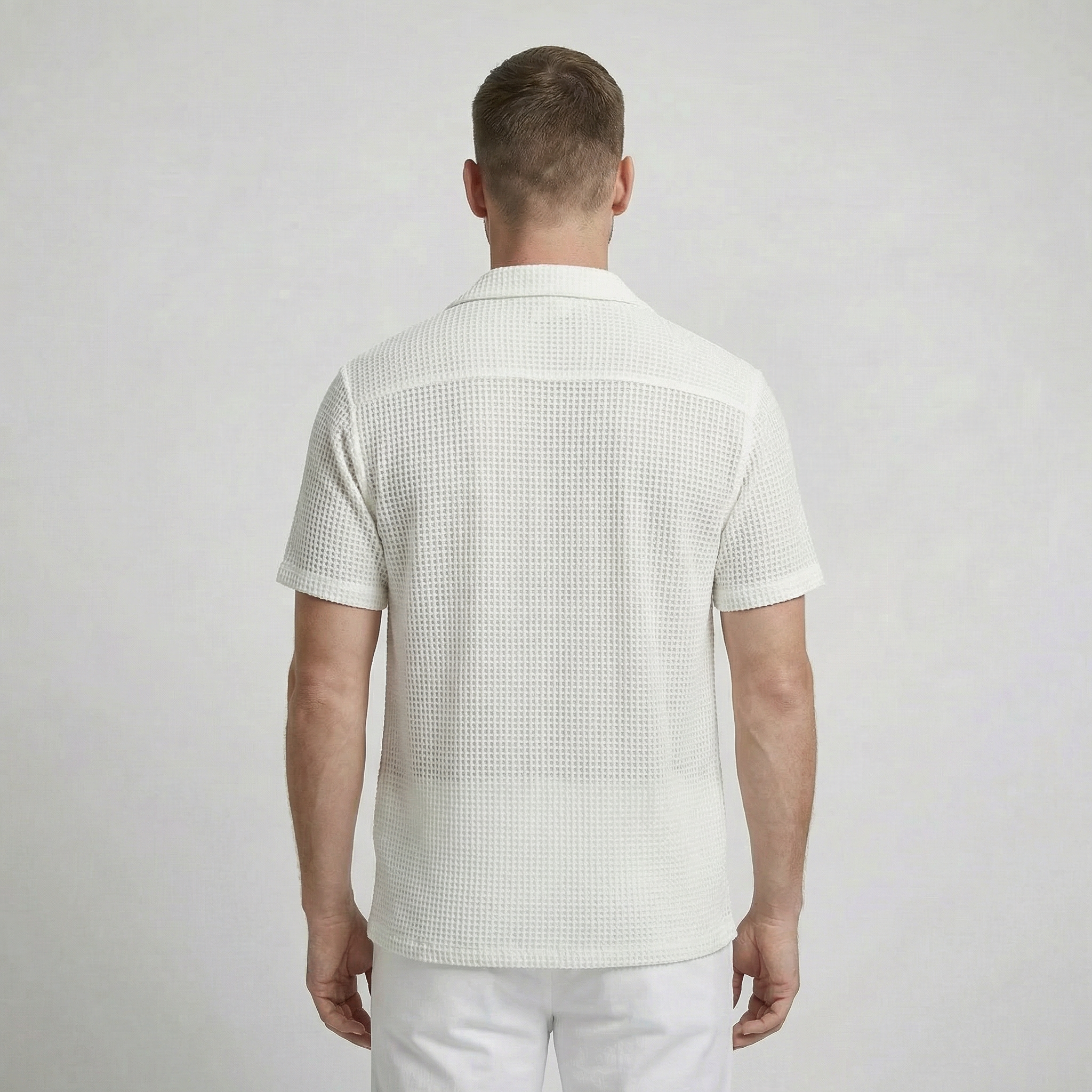 Romano Openwork Button Shirt