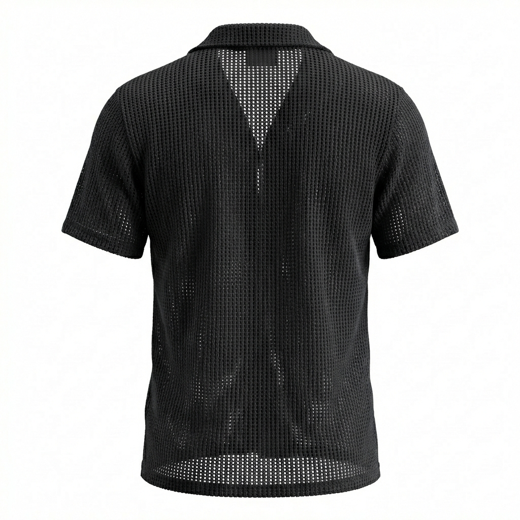 Romano Openwork Button Shirt