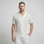 Romano Openwork Button Shirt