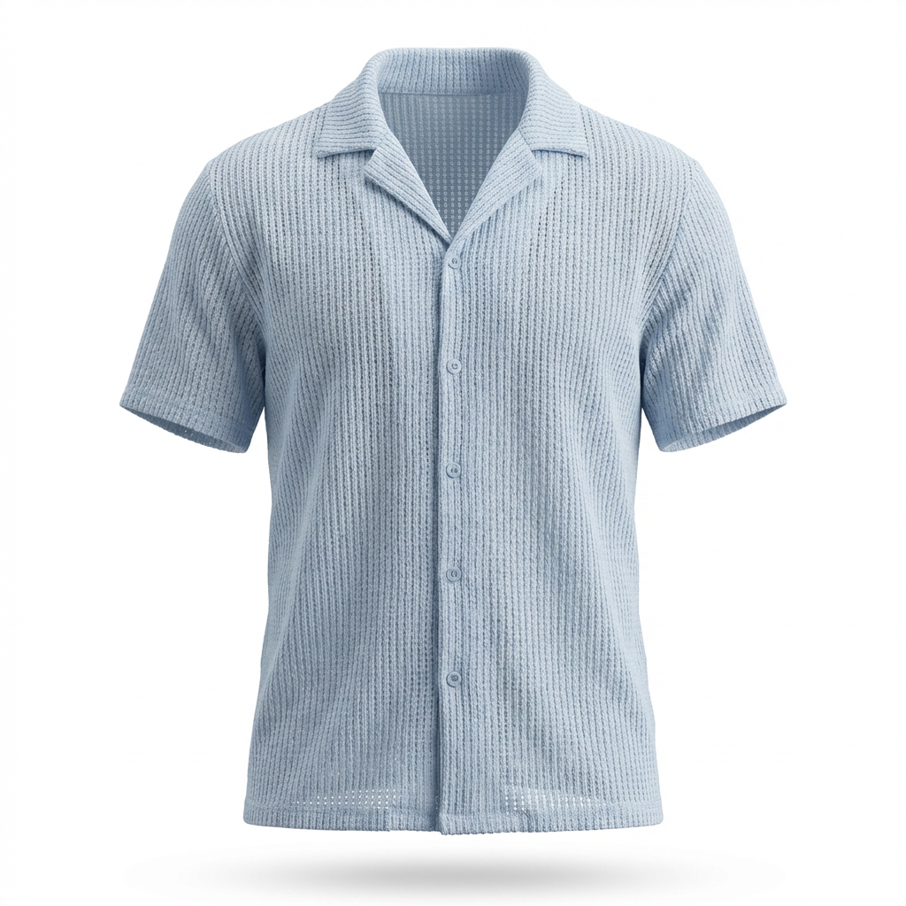 Romano Openwork Button Shirt