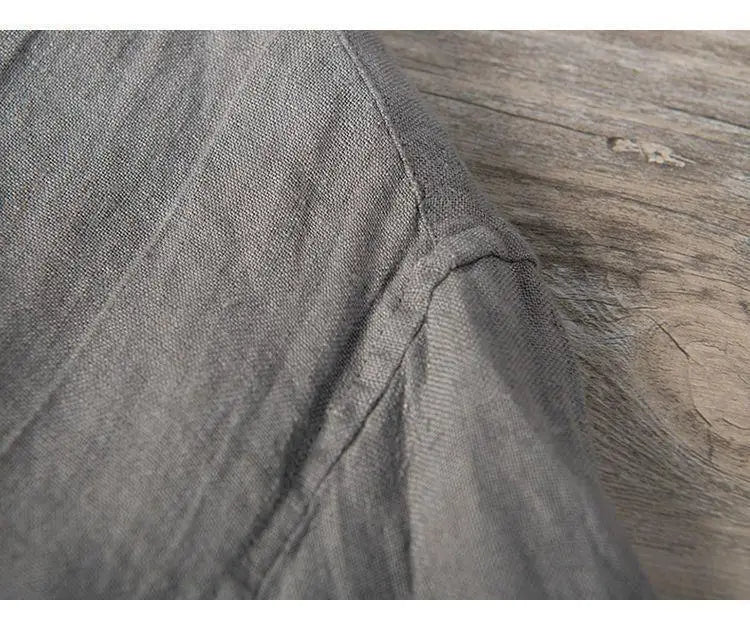 Solvano Linen V-Neck Shirt