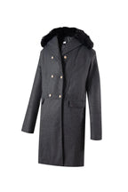 Valbona Fur-Collar Overcoat