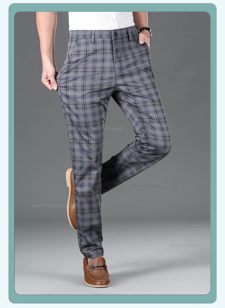 Pienza Spring Plaid Trouser