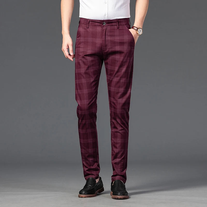 Udine Plaid Tailored Pant