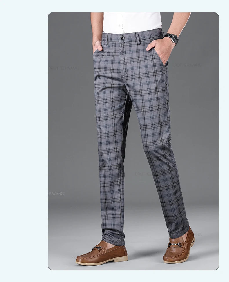 Pienza Spring Plaid Trouser