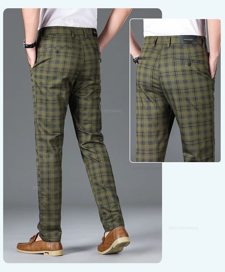 Pienza Spring Plaid Trouser