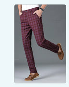 Pienza Spring Plaid Trouser