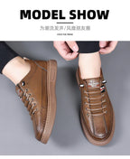 Carvini Leather Slip-On Sneaker