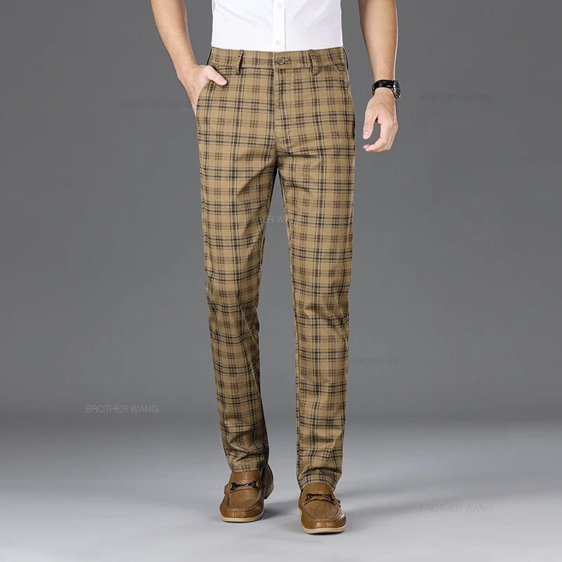 Pienza Spring Plaid Trouser