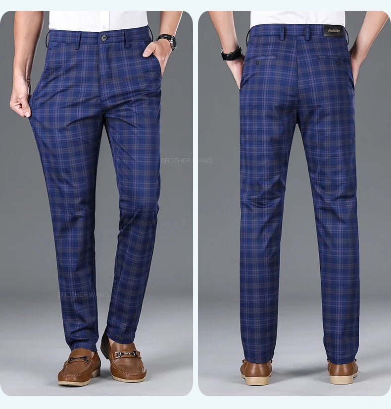 Pienza Spring Plaid Trouser