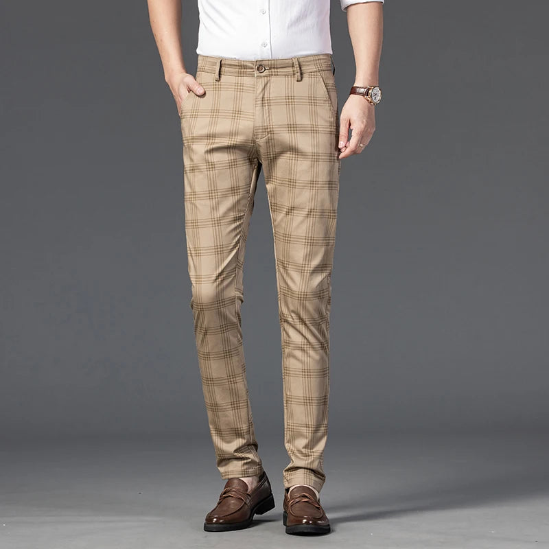 Udine Plaid Tailored Pant