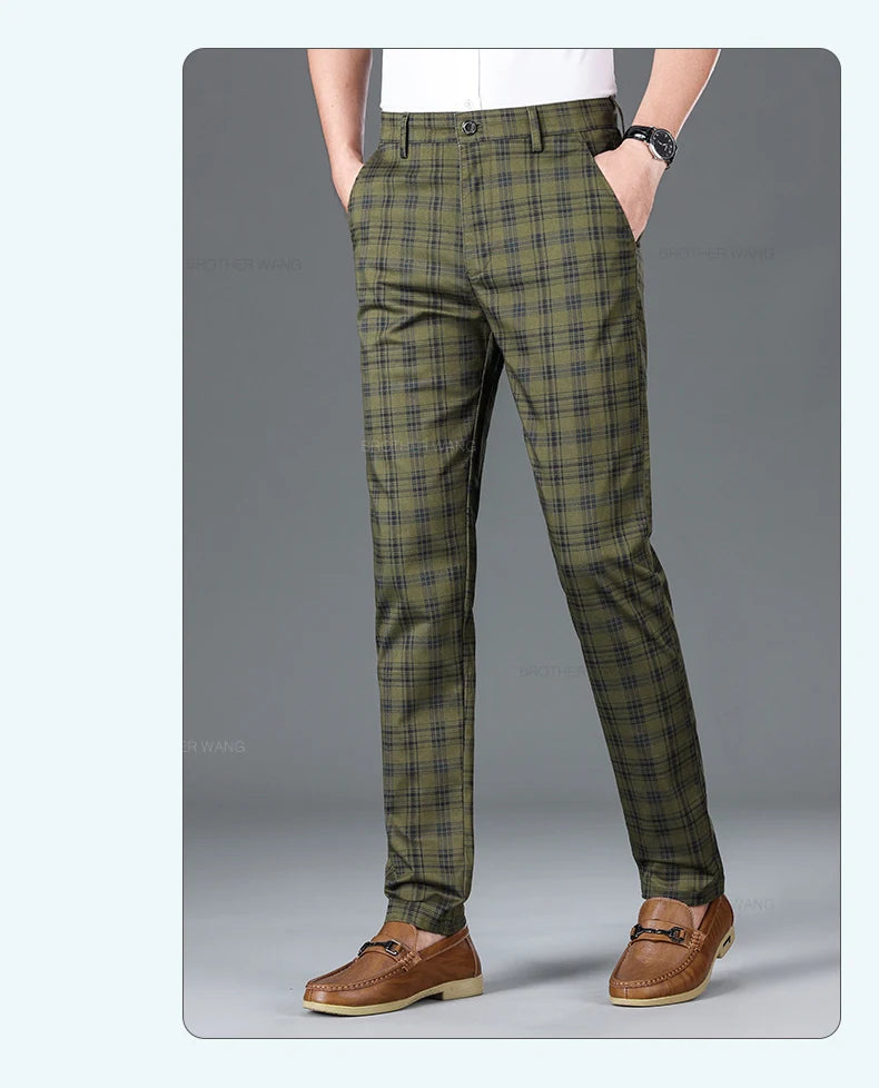 Pienza Spring Plaid Trouser
