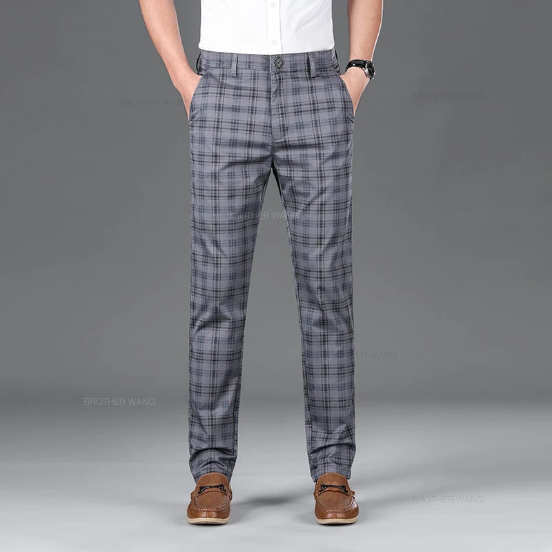 Pienza Spring Plaid Trouser
