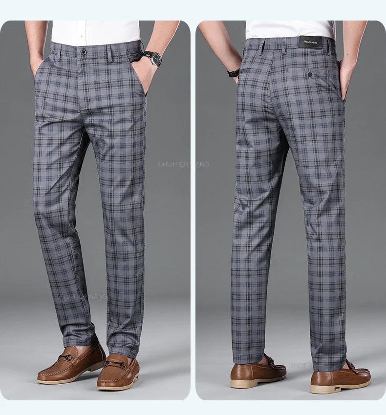 Pienza Spring Plaid Trouser
