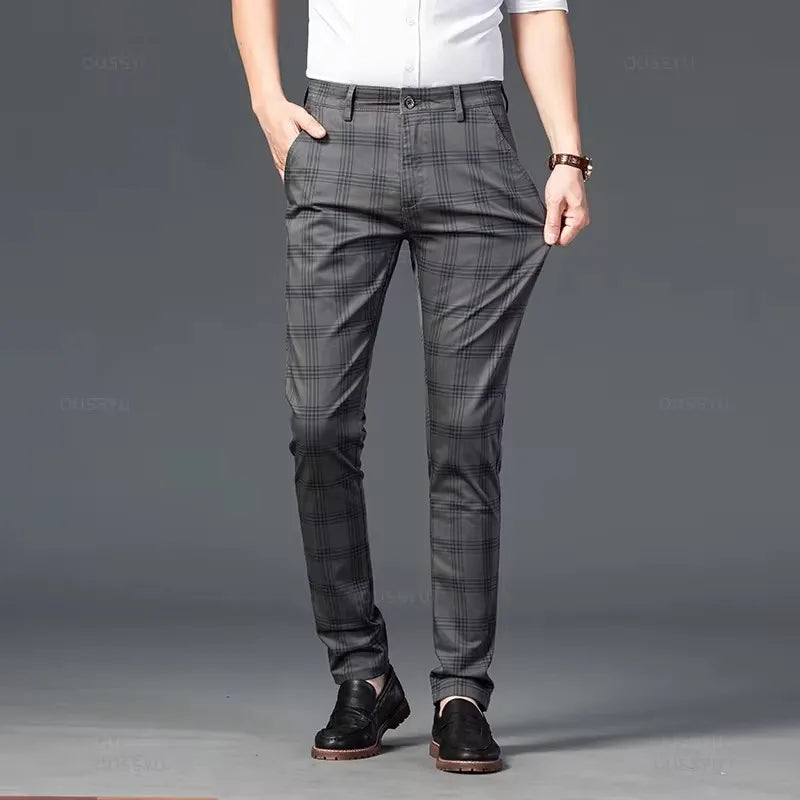 Udine Plaid Tailored Pant