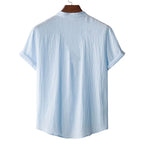 Salvoro Linen Henley Tee