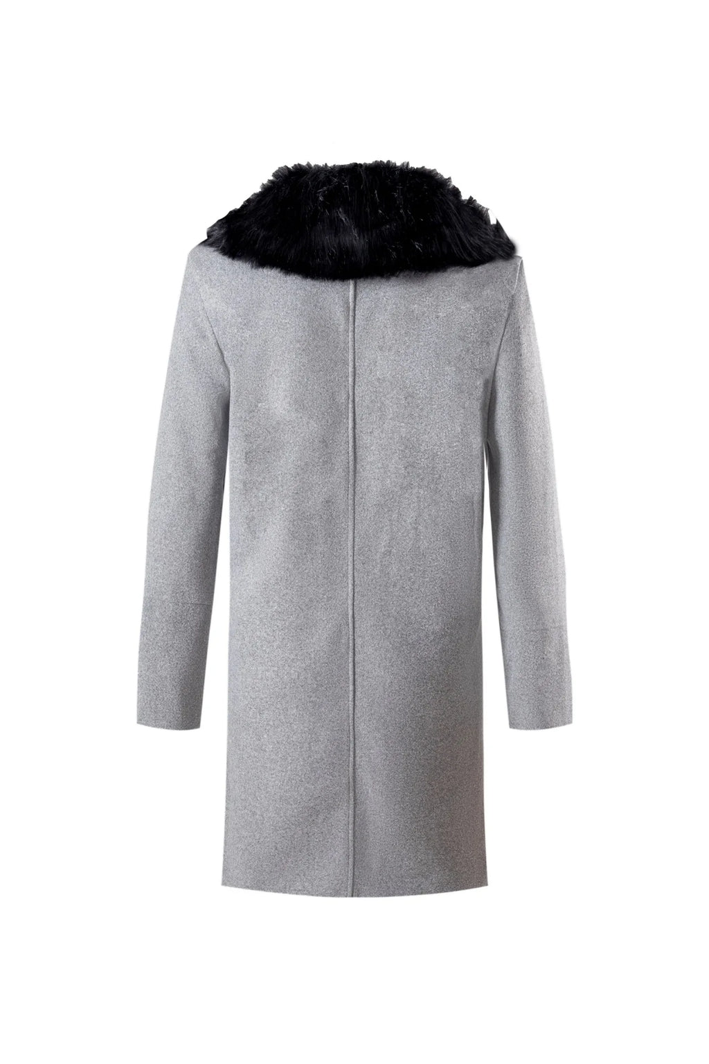 Valbona Fur-Collar Overcoat