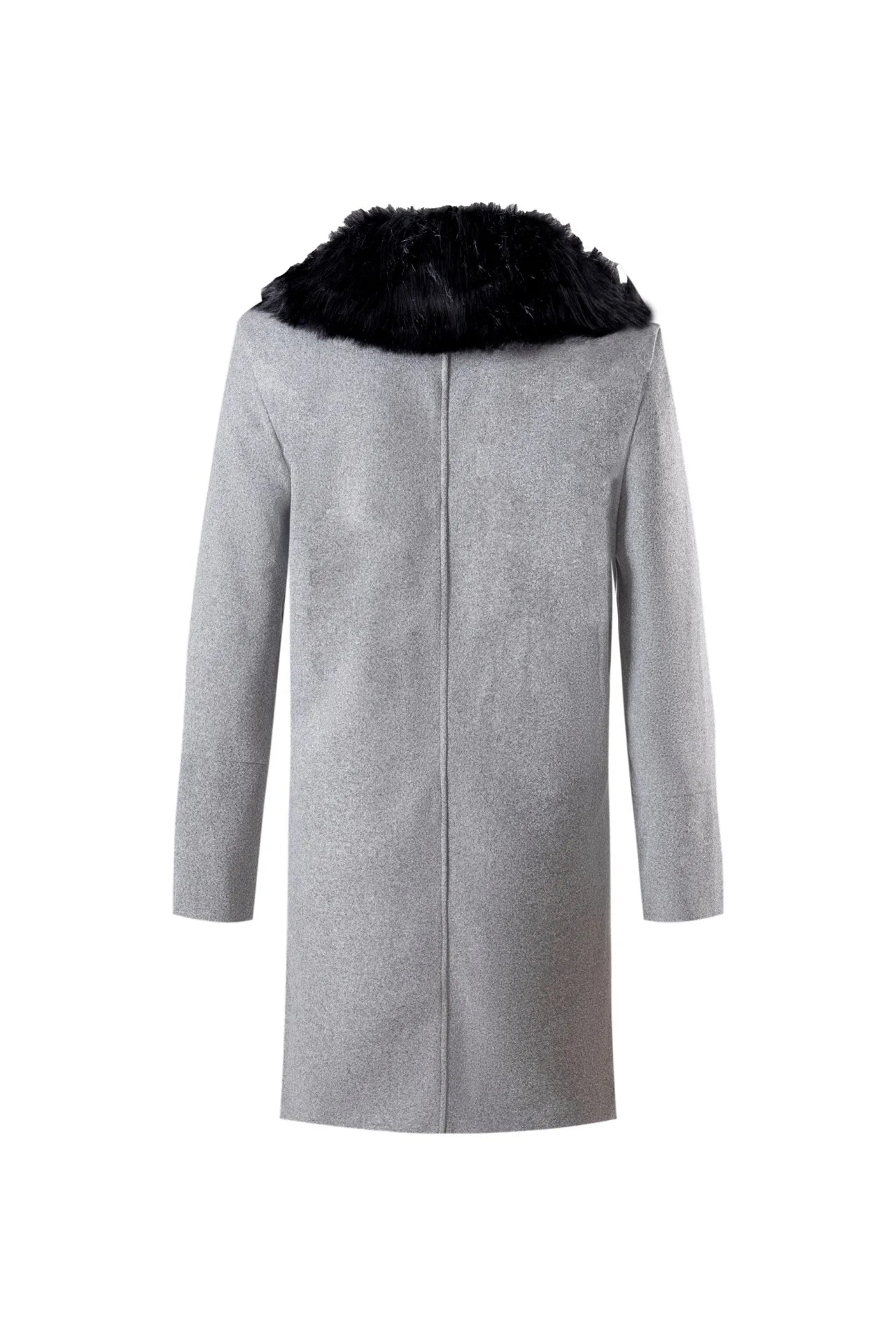 Valbona Fur-Collar Overcoat