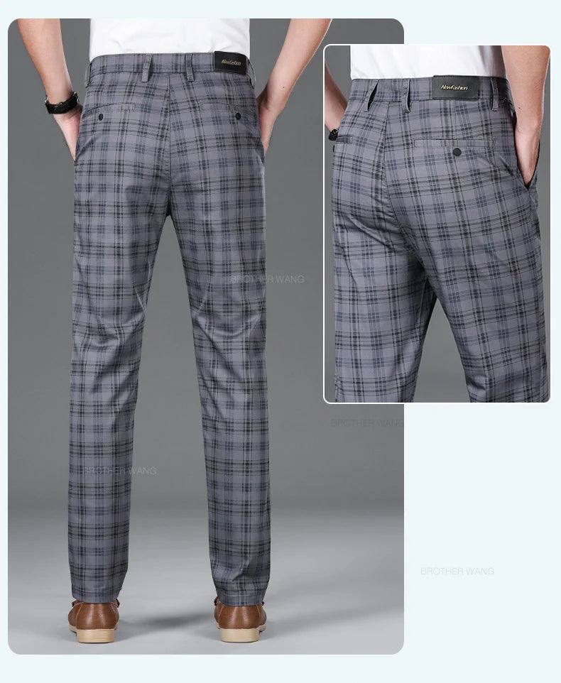 Pienza Spring Plaid Trouser