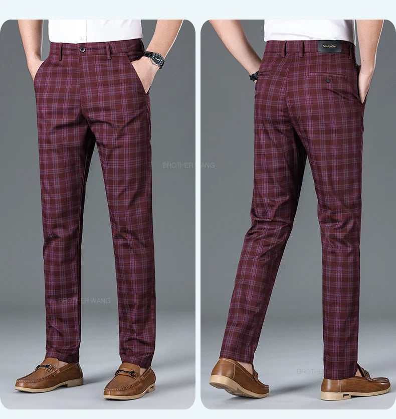 Pienza Spring Plaid Trouser