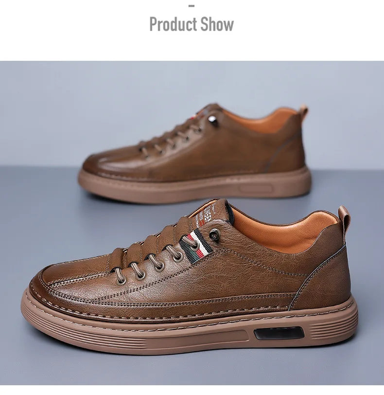 Carvini Leather Slip-On Sneaker