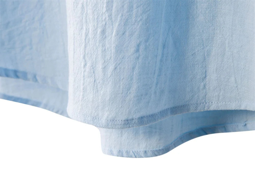 Salvoro Linen Henley Tee