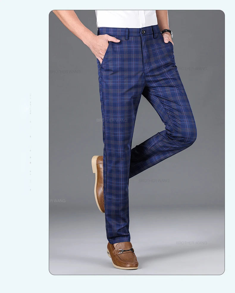 Pienza Spring Plaid Trouser