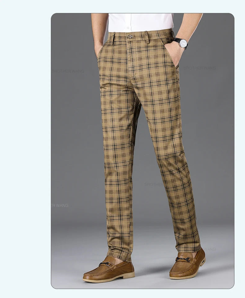 Pienza Spring Plaid Trouser