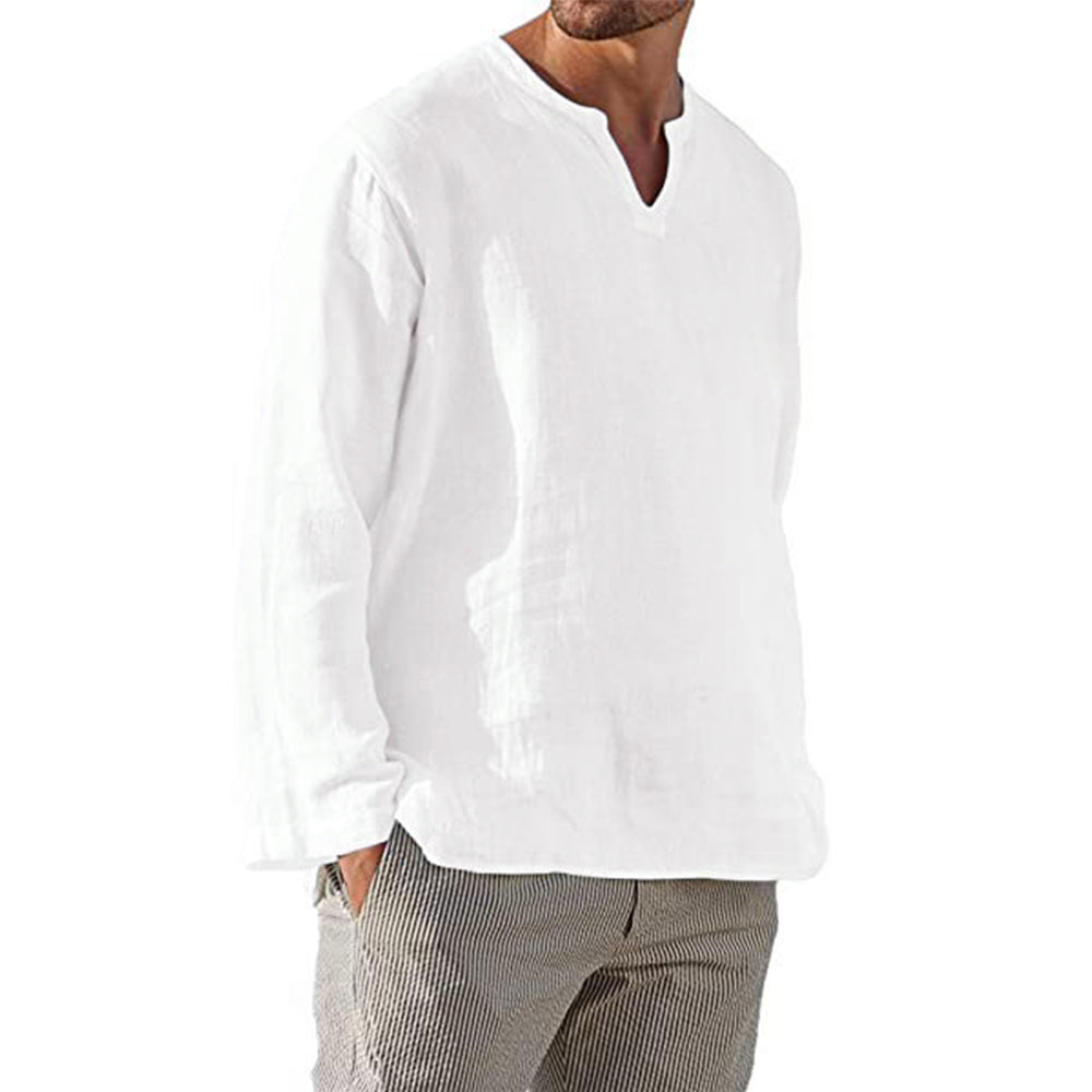 Tropea Linen V-Neck Shirt