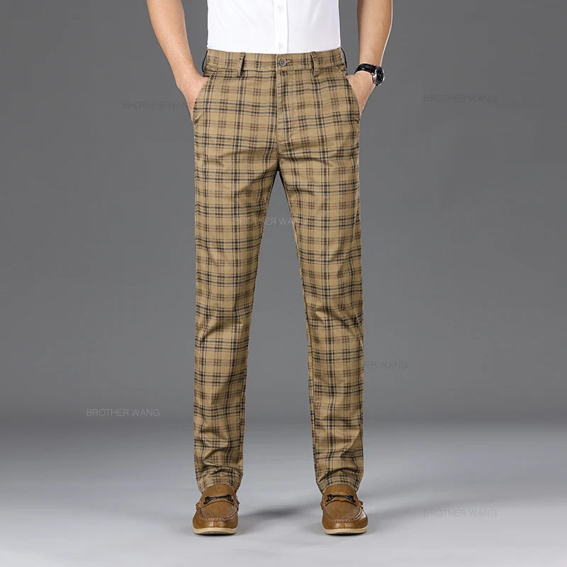Pienza Spring Plaid Trouser