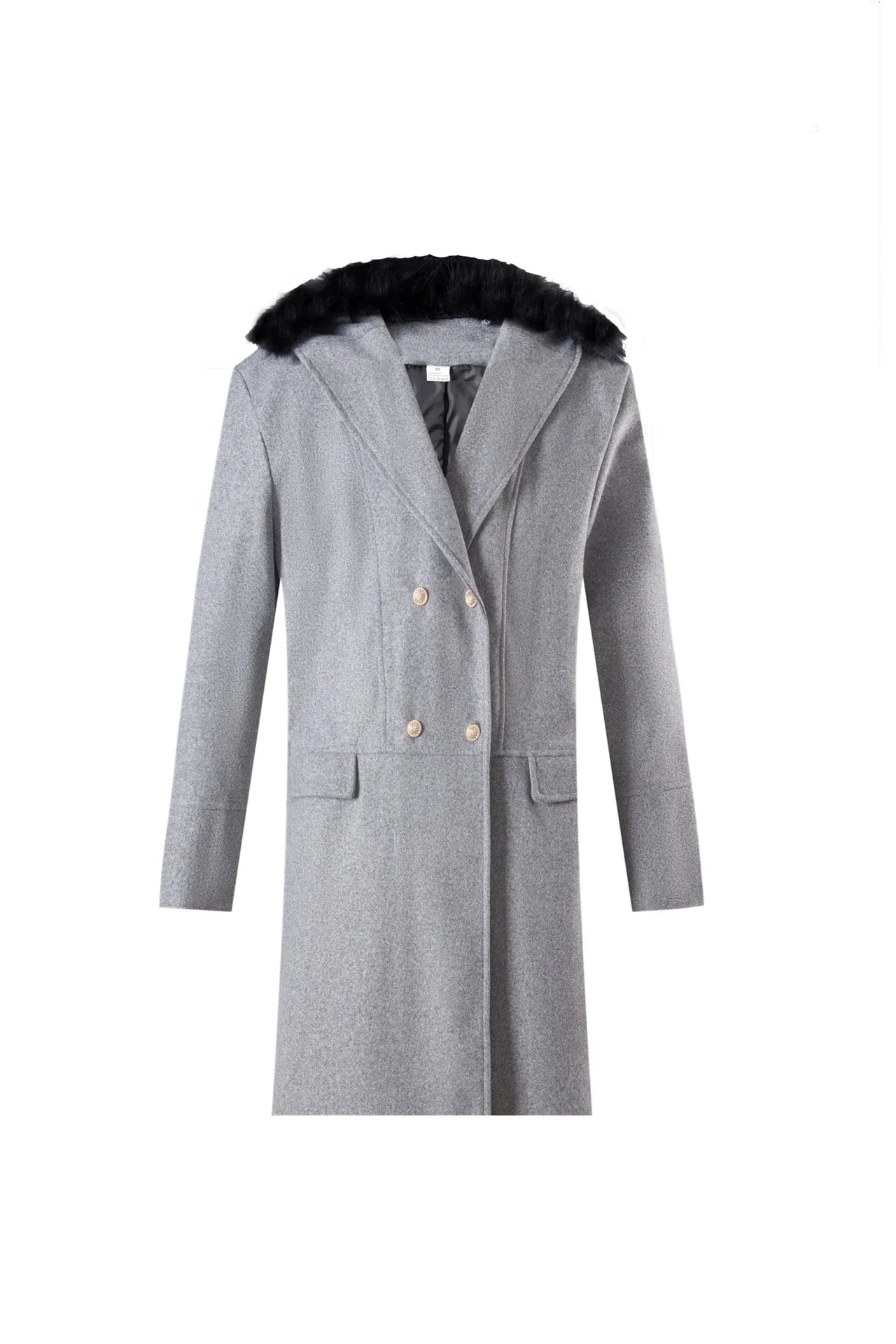 Valbona Fur-Collar Overcoat