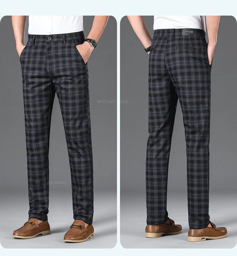 Pienza Spring Plaid Trouser