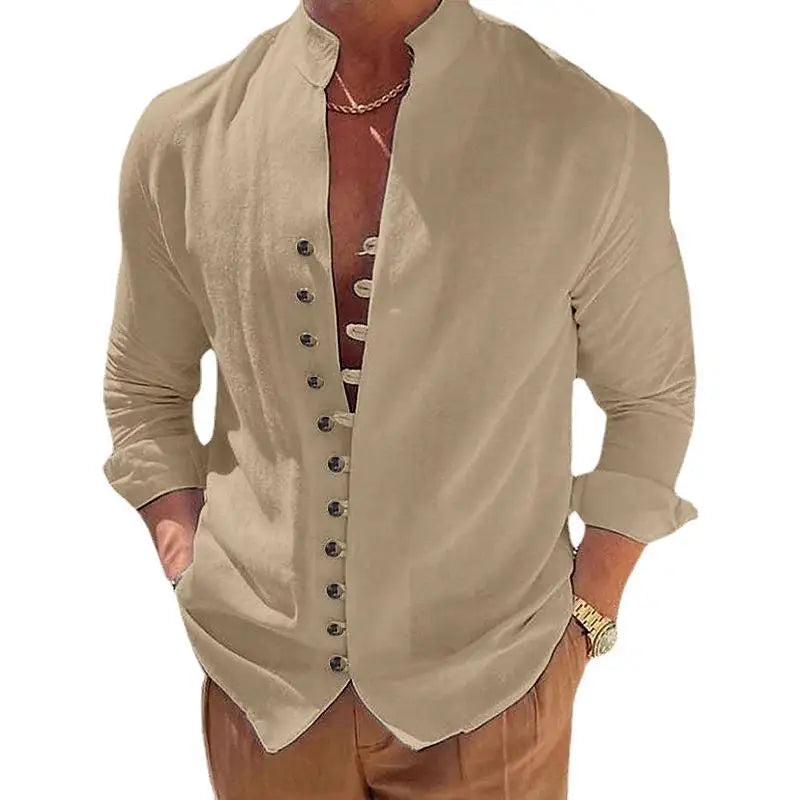 Cavreno Cotton-Linen Shirt
