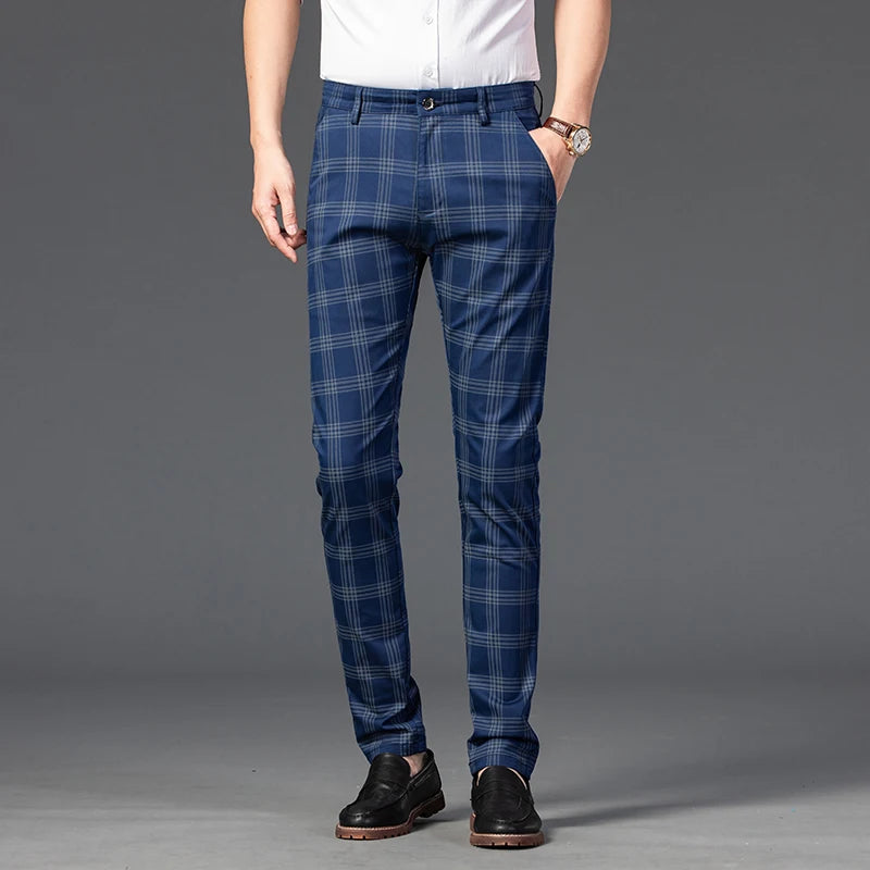Udine Plaid Tailored Pant
