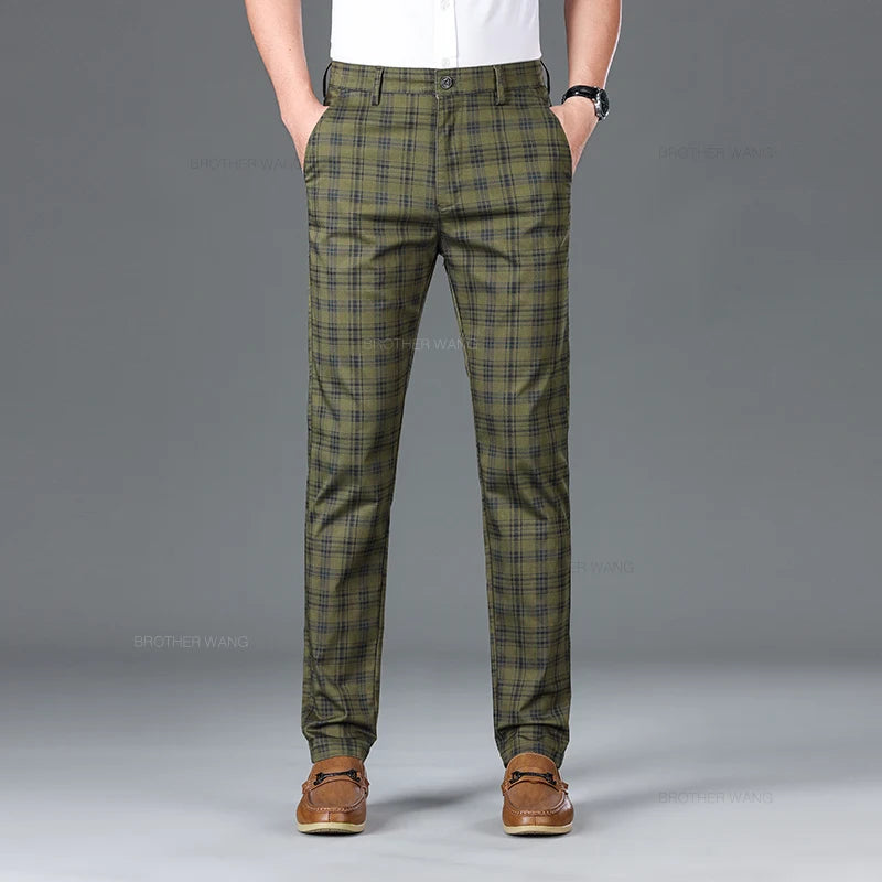 Pienza Spring Plaid Trouser