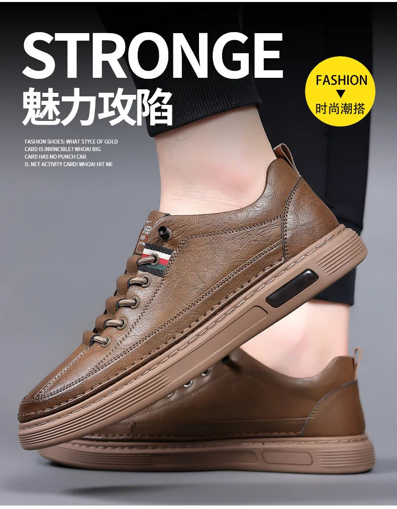 Carvini Leather Slip-On Sneaker